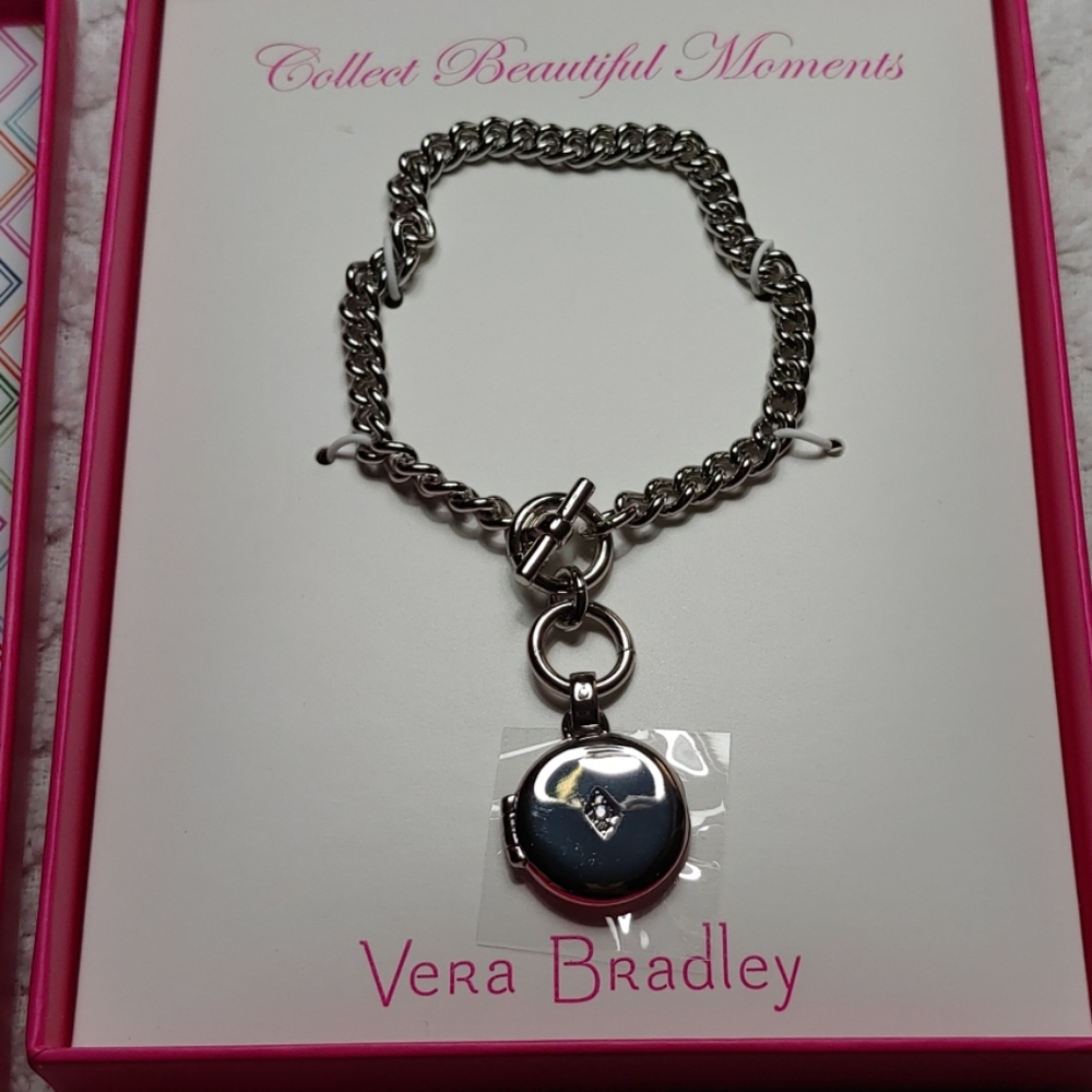 Vera Bradley Locket Charm Bracelet!!!